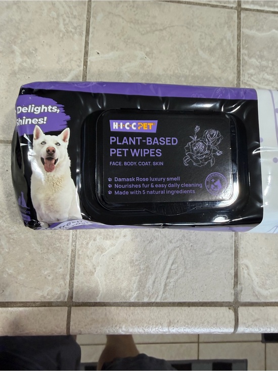 Other - Pet Plant-Based Pet Wipes - Purple